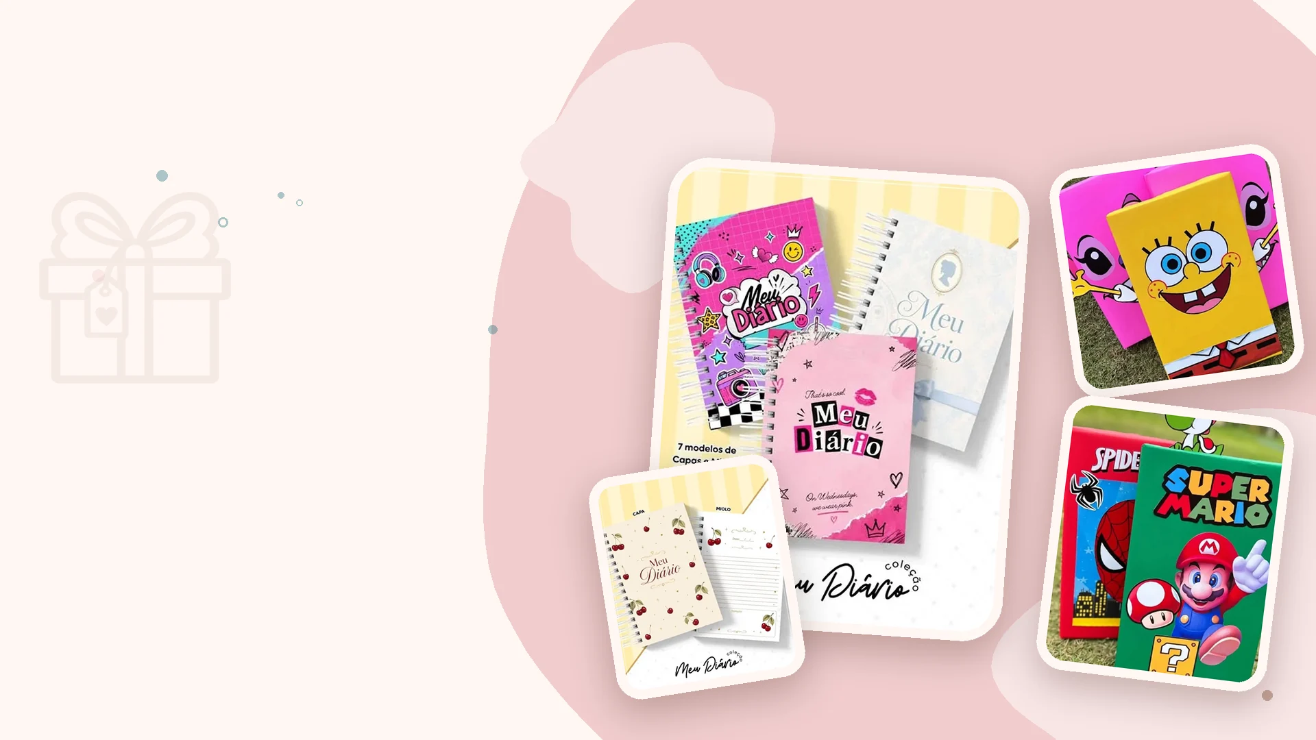 Coleção Meu Diário e cadernos personalizados