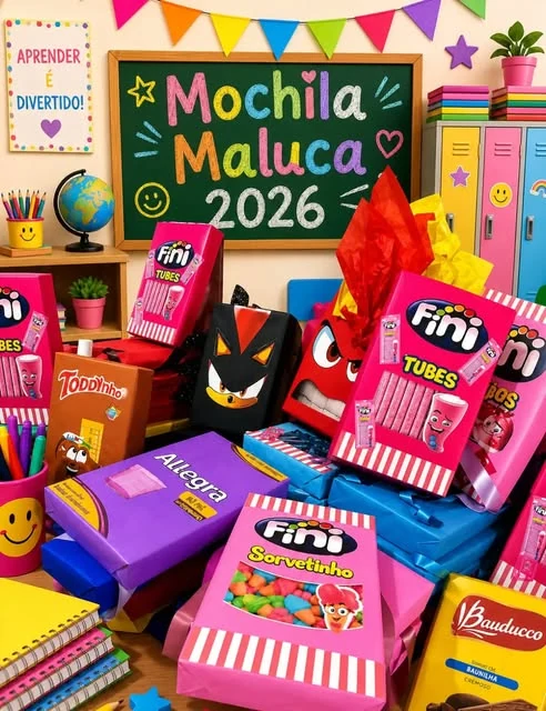 Volta às aulas — kits e mochilas personalizadas